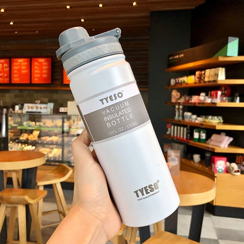 750ML Tyeso Bottle Stainless Steel Vacuum Flask Insulated Water Bottle