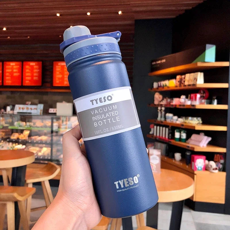 750ML Tyeso Bottle Stainless Steel Vacuum Flask Insulated Water Bottle