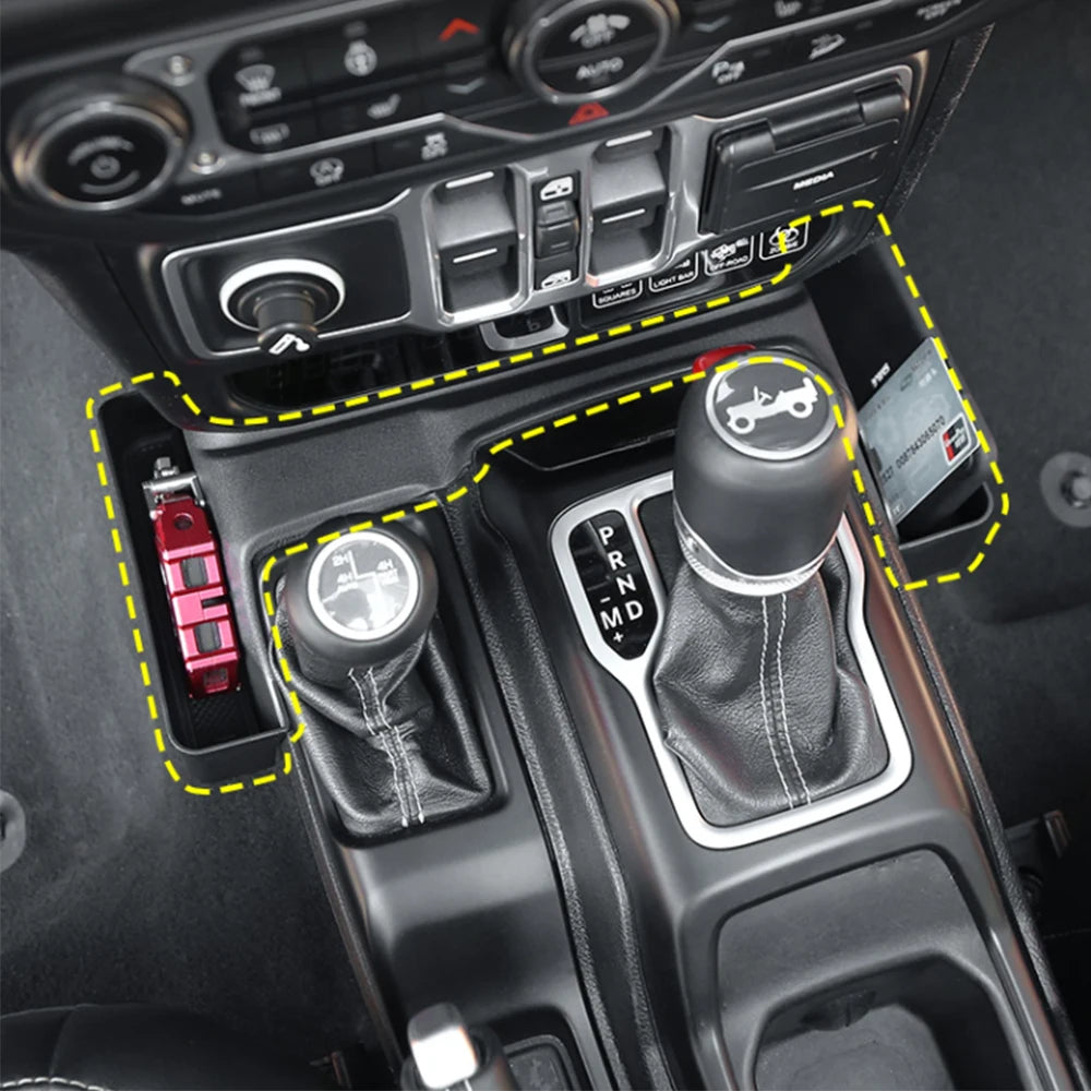 Jeep Wrangler Gearshift Storage 2018-2024