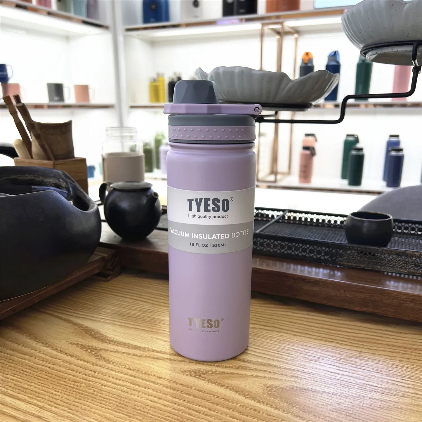 750ML Tyeso Bottle Stainless Steel Vacuum Flask Insulated Water Bottle