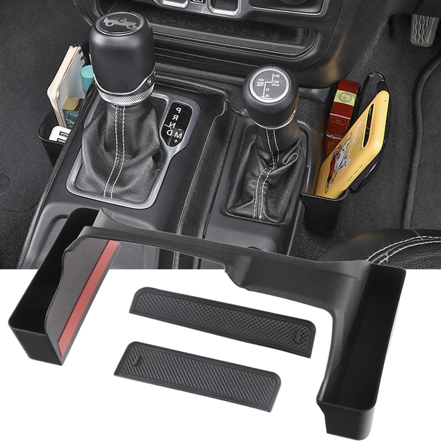 Jeep Wrangler Gearshift Storage 2018-2024