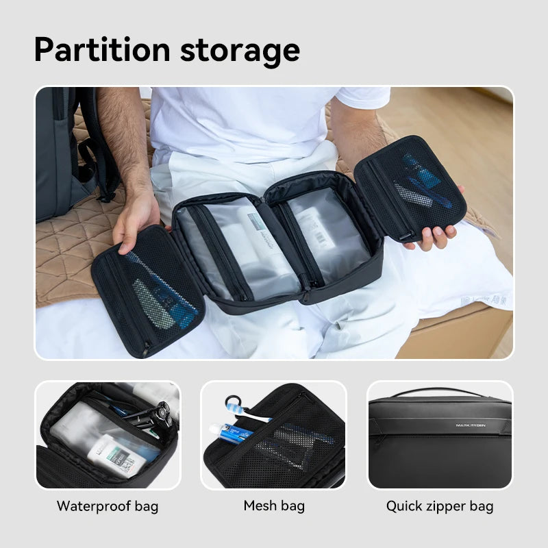 Travel Bag Men's Business Trip Gods Dry Wet Separation Fitness Bath Bag Waterproof Makeup Storage Bag