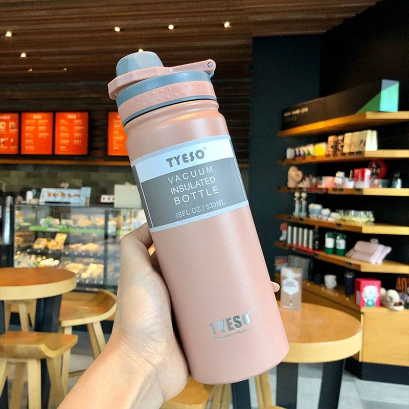 750ML Tyeso Bottle Stainless Steel Vacuum Flask Insulated Water Bottle