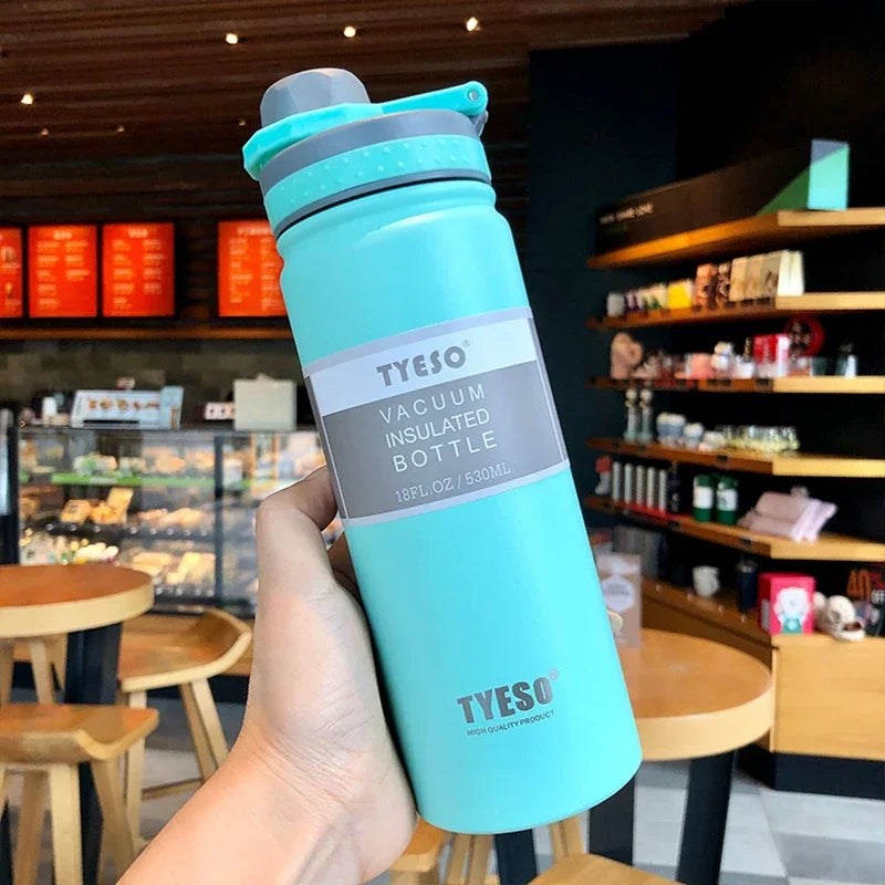 750ML Tyeso Bottle Stainless Steel Vacuum Flask Insulated Water Bottle