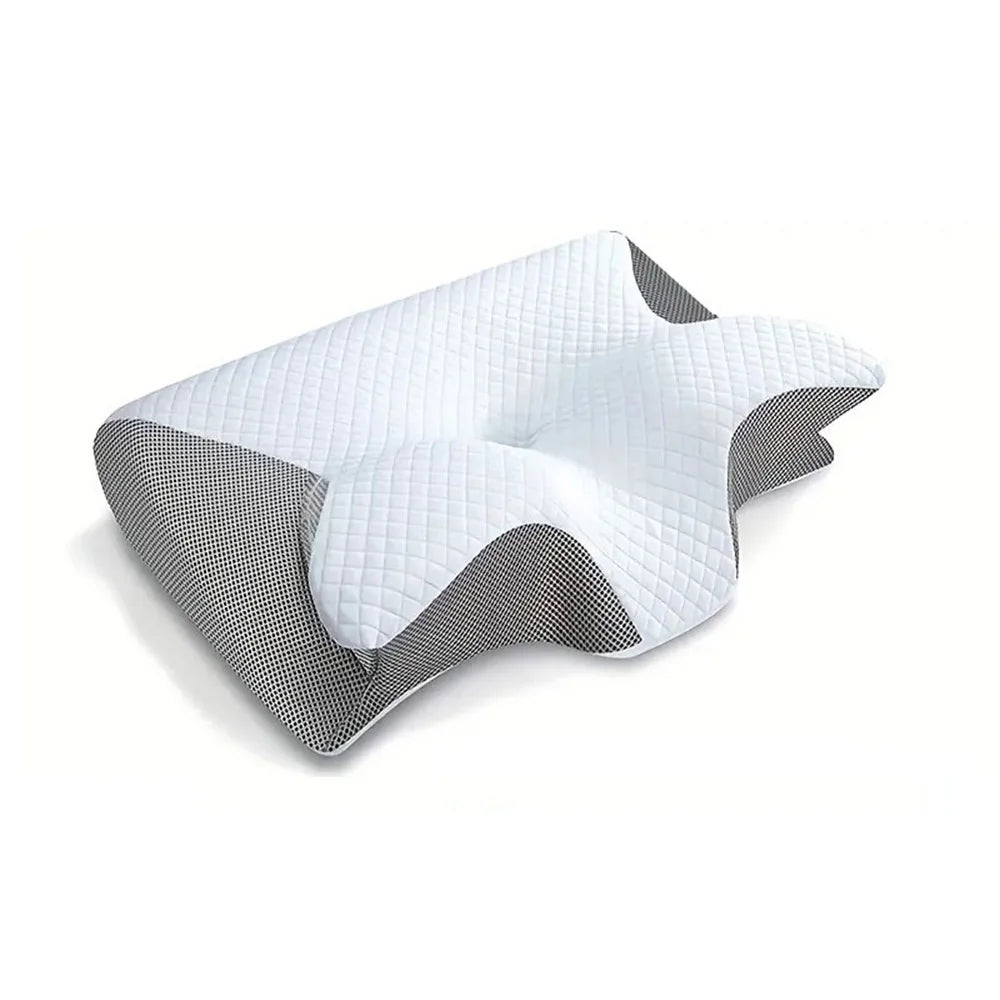 Memory Foam Pillow, Ergonomic Contour Orthopedic Pillow for Neck Pain.