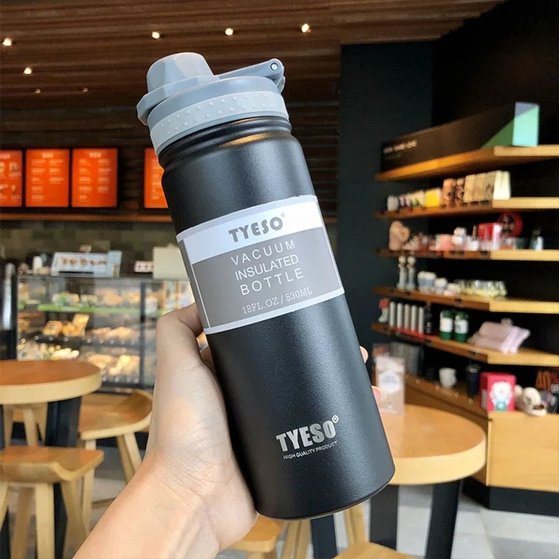 750ML Tyeso Bottle Stainless Steel Vacuum Flask Insulated Water Bottle